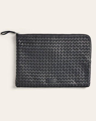 BATU L Black Dama Pouch Sheep leather