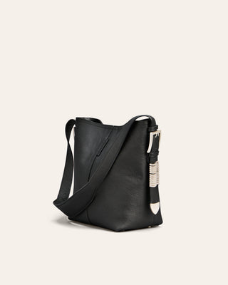 Cala Jade Koala black leather shoulder bag 1