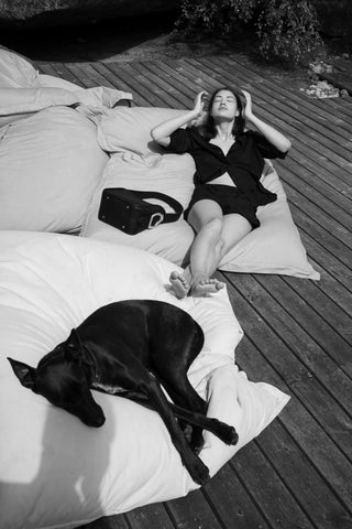 MASAGO Mini Forest Green Suede Tote bag