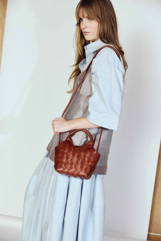 MISU MINI Crossbody bag Fudge Gold
