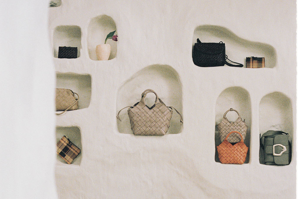 Cala Jade leather bags campaign image