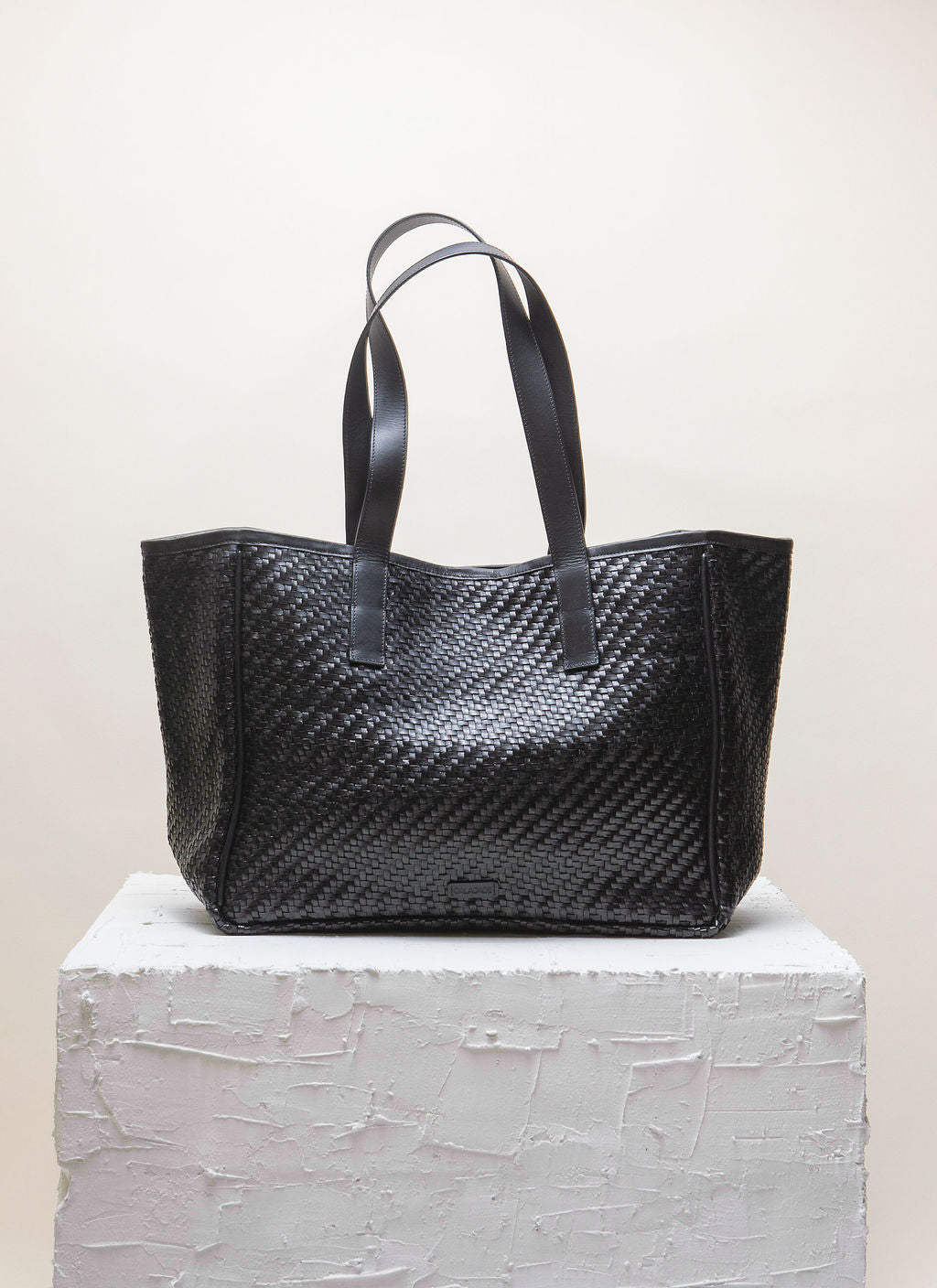 Black 2024 handbag shopper