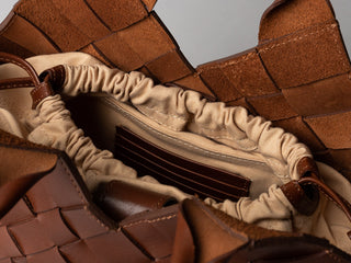 Cala Jade brown leather shoulder bag