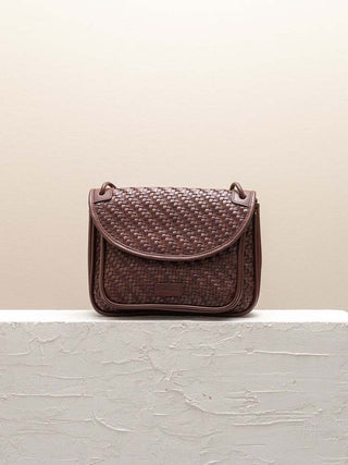 NIKO Pecan Twill Crossbody bag