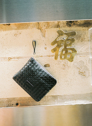 CalaJade black leather wallet