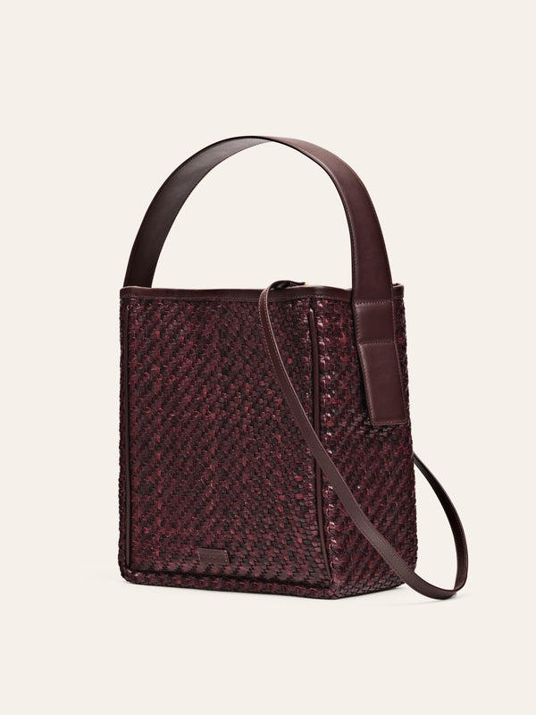 Cala Jade IWA burgundy leather bag 2