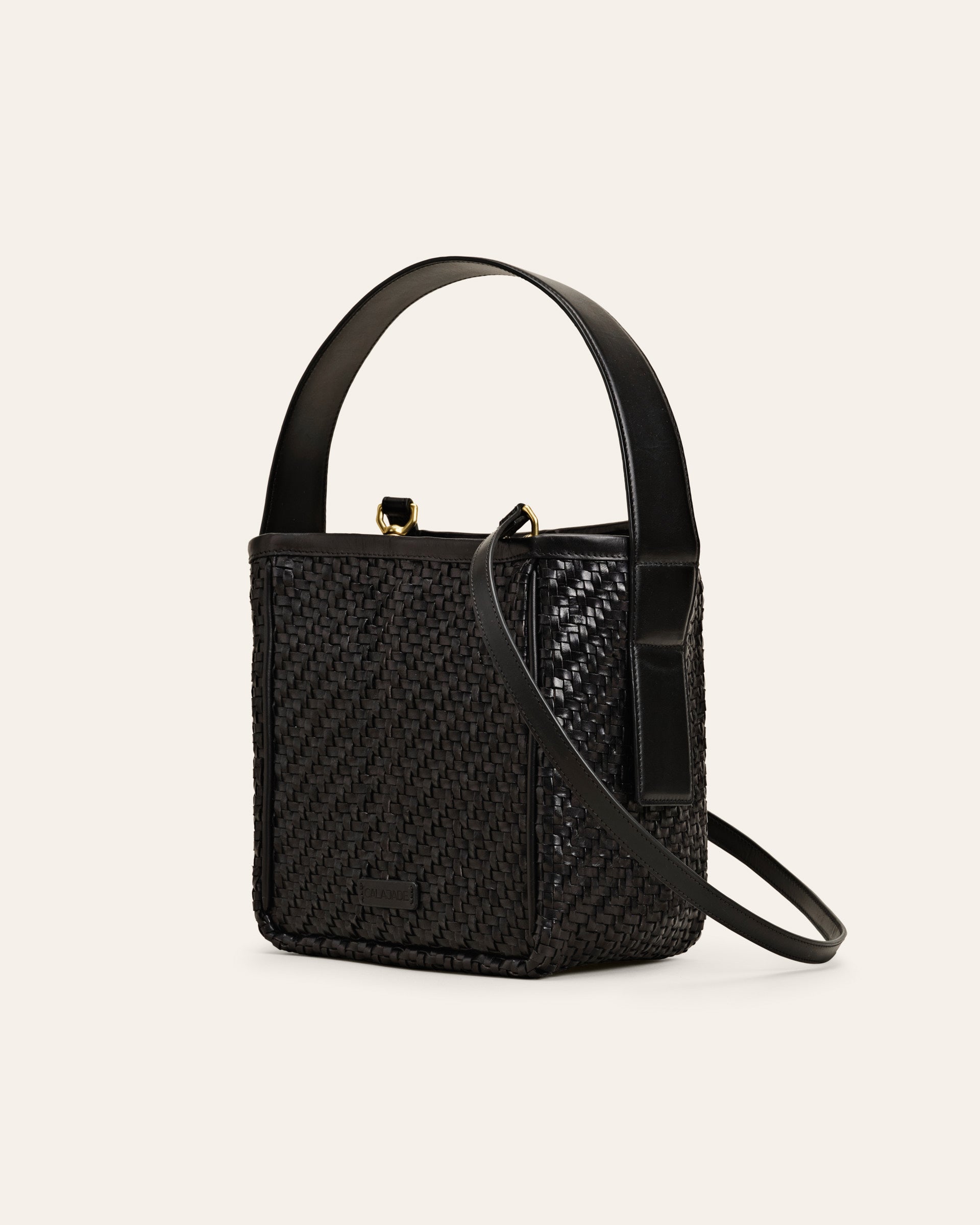 Cala Jade IWA MINI leather shoulder bag black