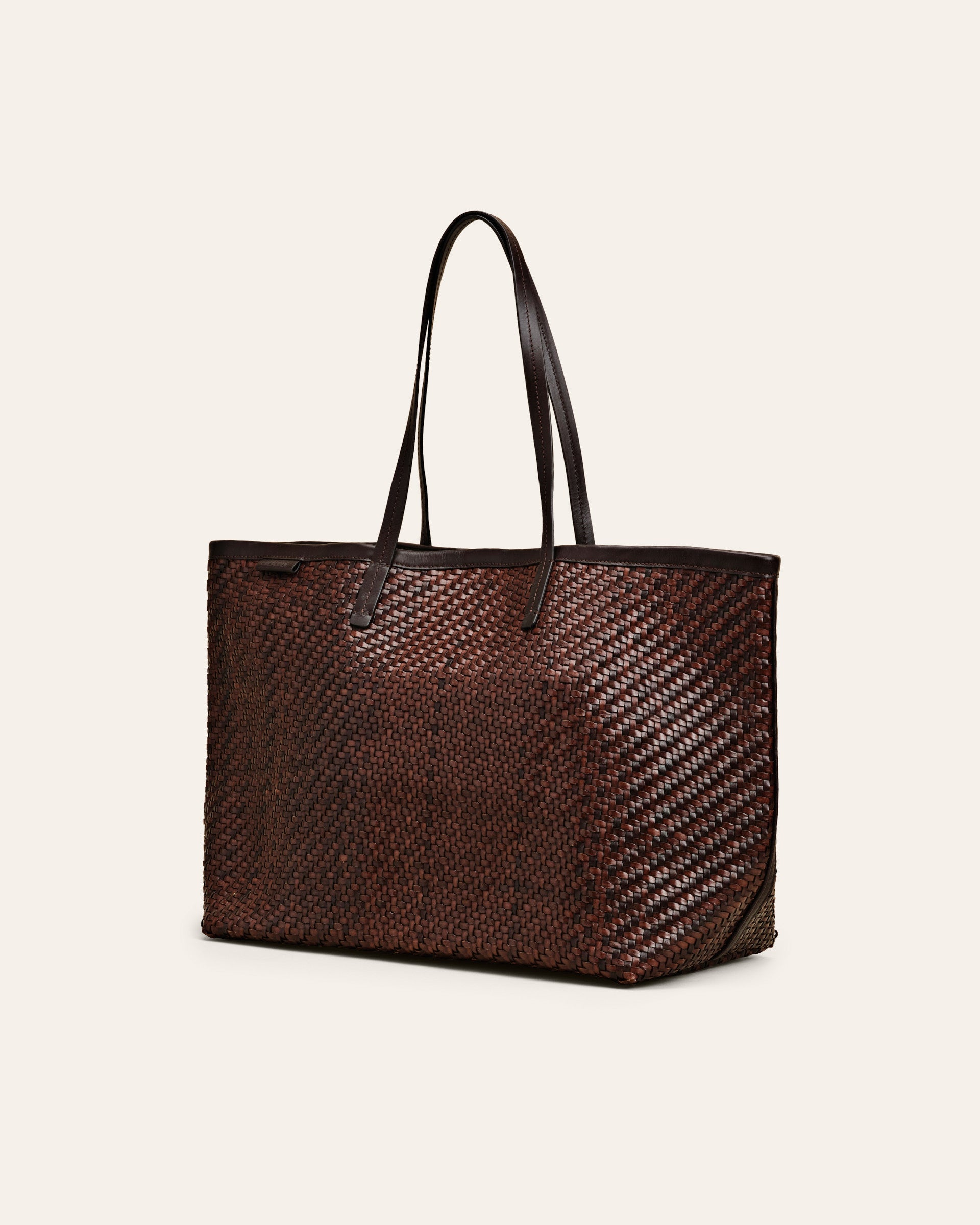 Cala Jade - Isai leather Tote bag - umber brown
