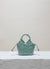 Cala Jade misu mini green leather cross-body bag