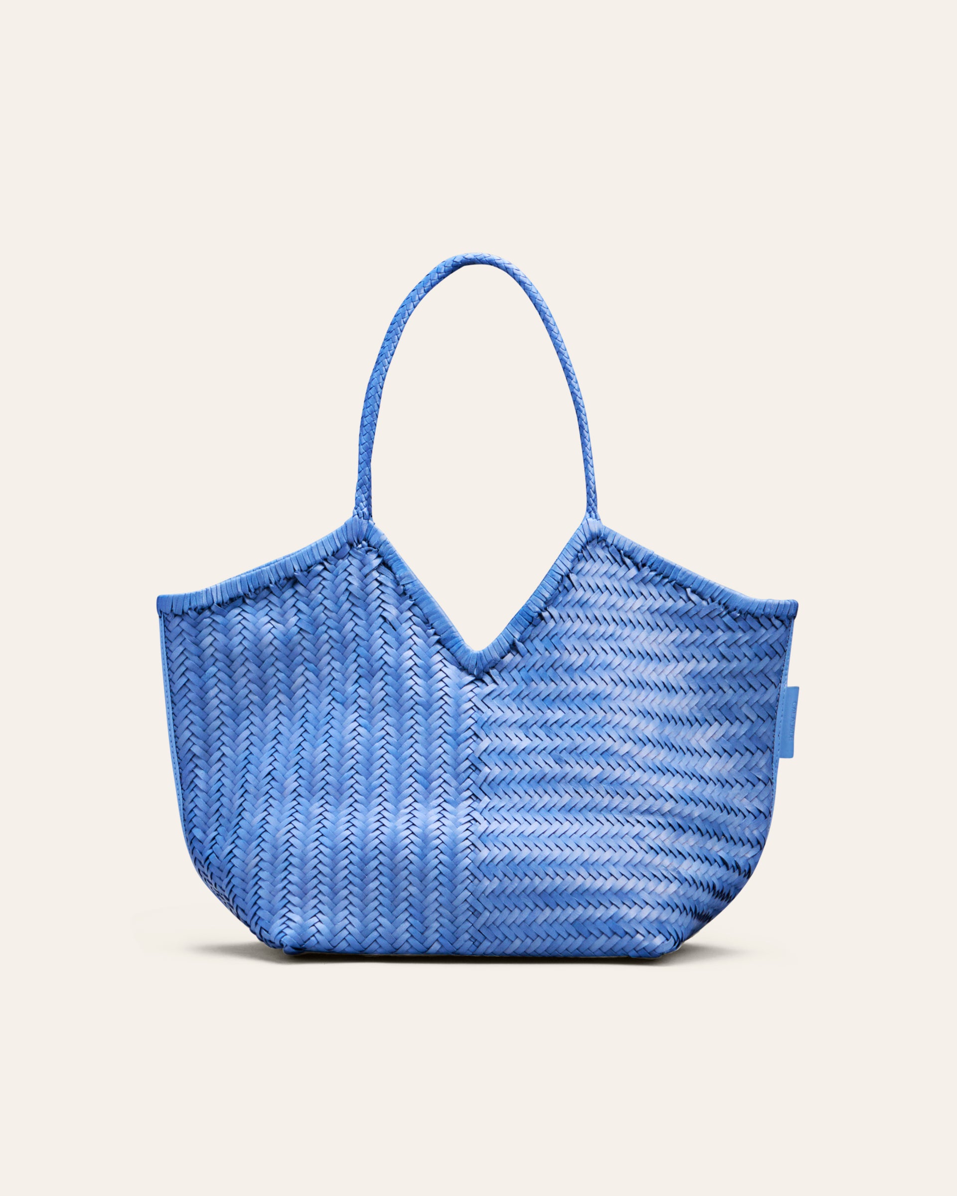 Cala Jade - Humi woven tote bag - Allure Blue