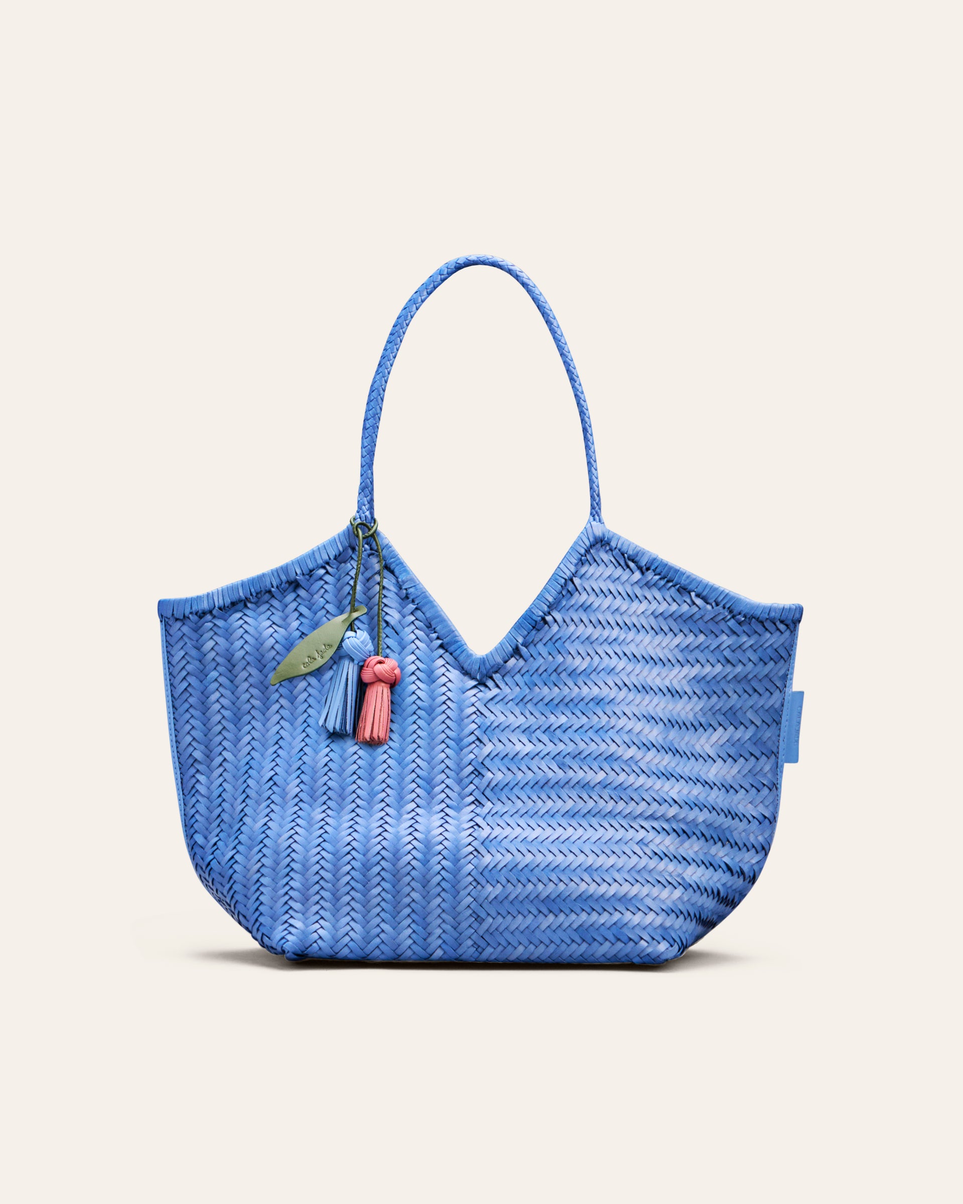 Cala Jade - Humi woven tote bag - Allure Blue