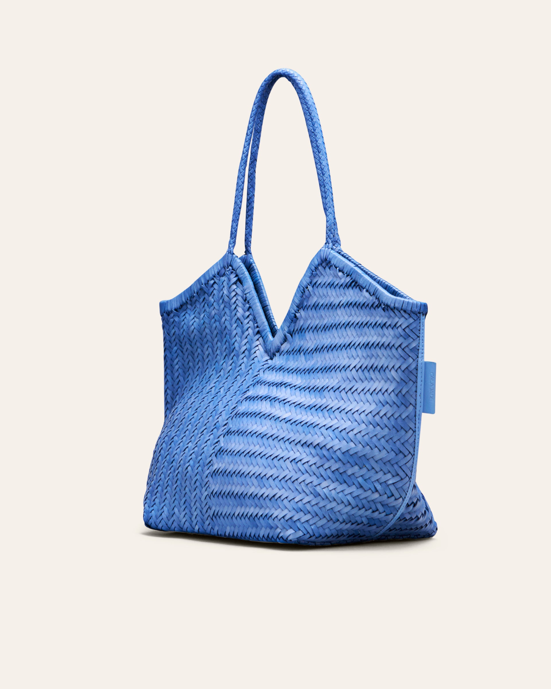 Cala Jade - Humi woven tote bag - Allure Blue
