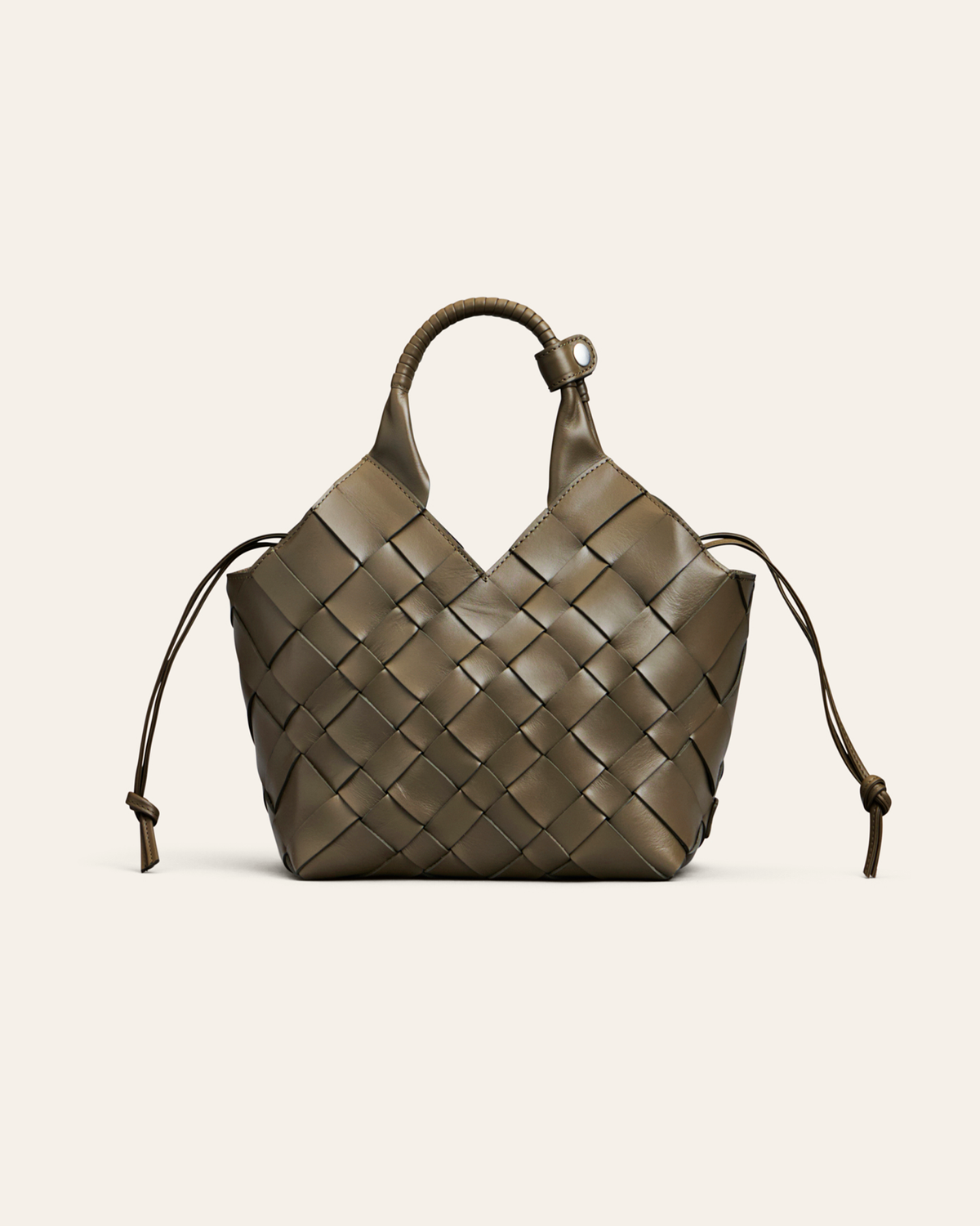 Cala Jade - Misu medium leather shoulder bag - Kombu Green