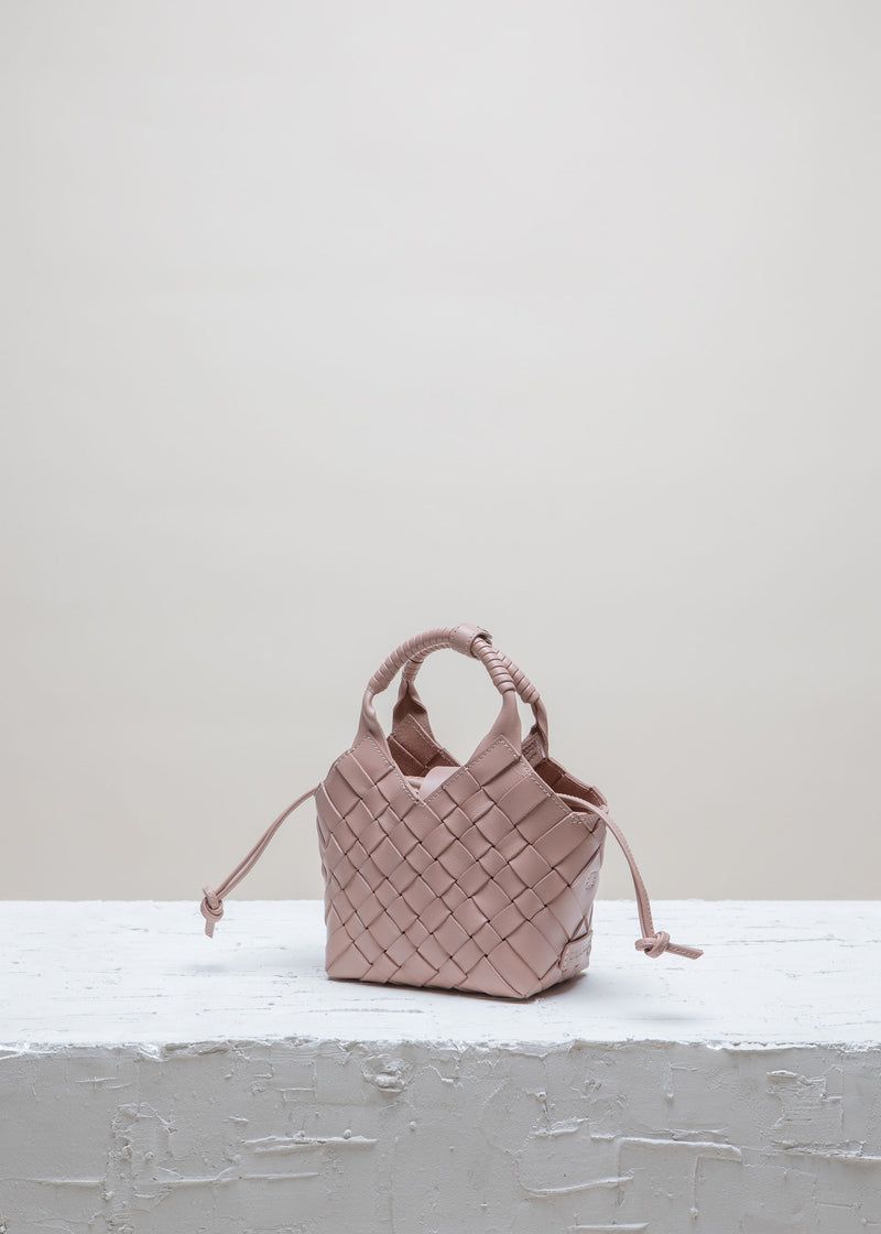 Cala Jade Misu Mini Ash Rose leather bag 3