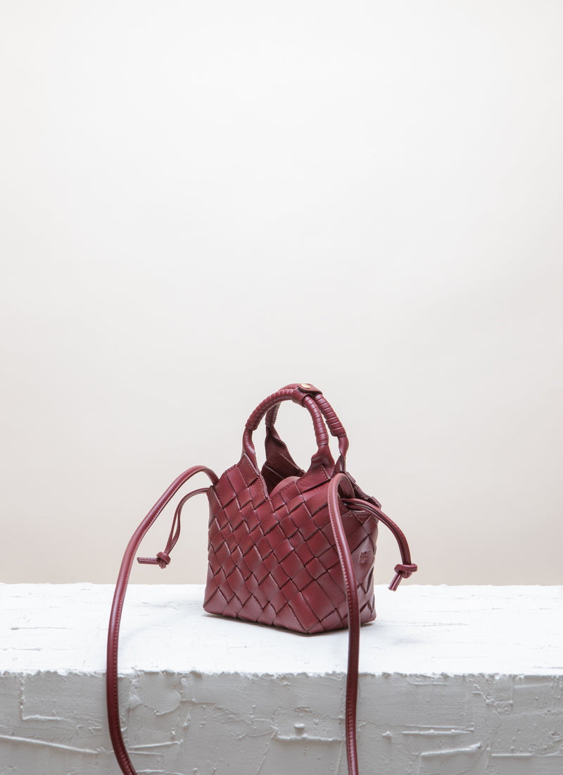 Cala Jade Merlot Leather bag 1