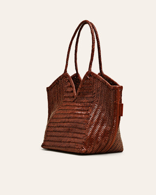 Cala Jade Humi Nutmeg brown leather bag 2