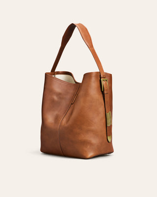 Cala Jade Koala large vintage brown leather bag 1