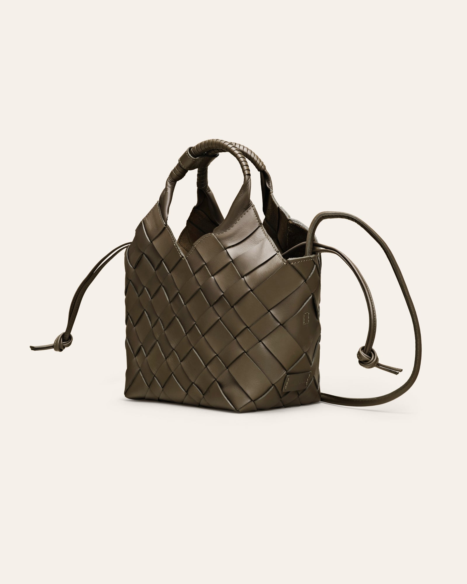 Cala Jade - Misu medium leather shoulder bag - Kombu Green
