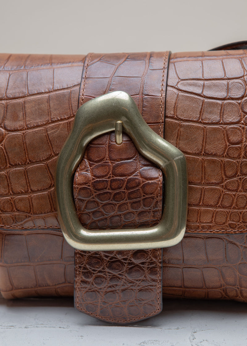 Cala Jade Nami Mini Hazel Croco leather bag 4