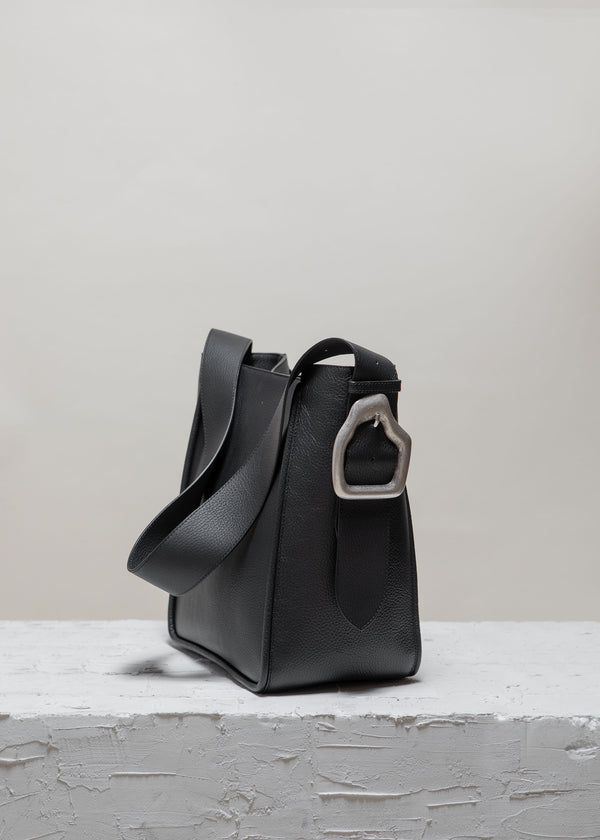 Cala Jade Masago black leather tote bag