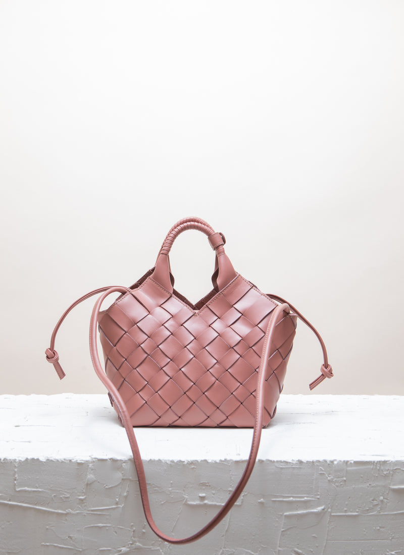 Cala Jade dark pink leather bag