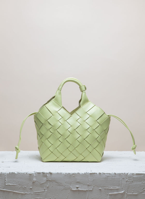 Cala Jade Green leather shoulder bag