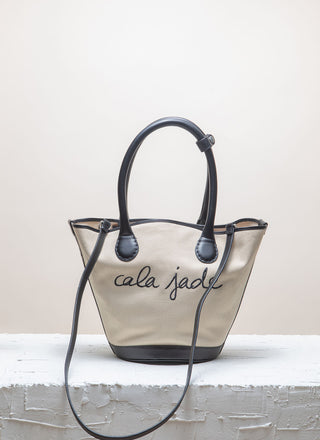 Cala Jade medium sized canvas tote bag