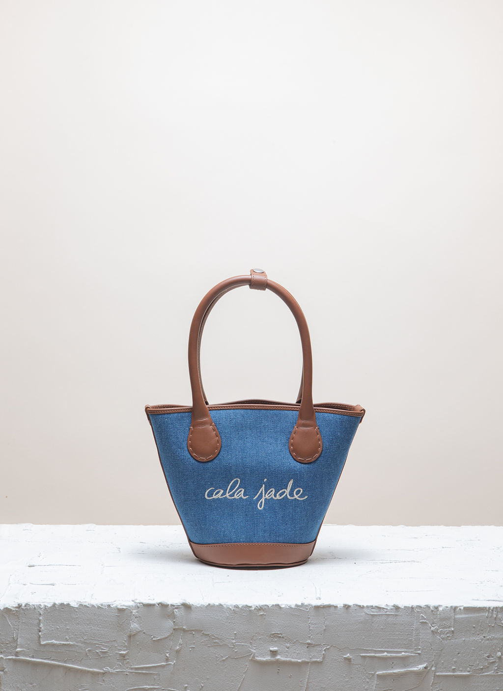 Cala Jade SANDHI Mini Blue Jeans Shoulder bag