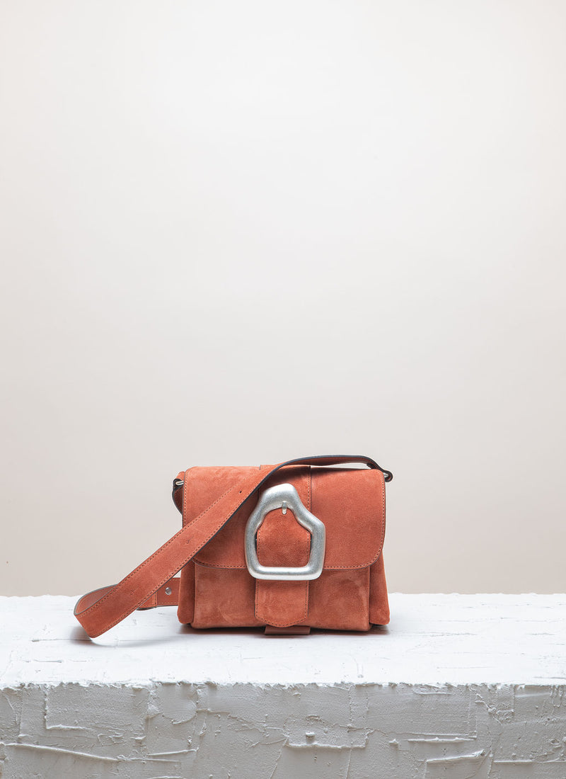Cala Jade Nami mini in red with silver buckle