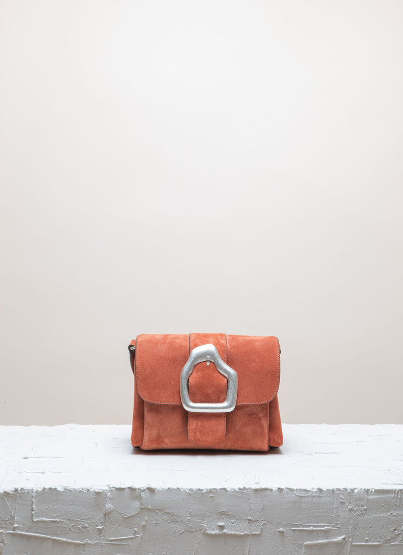 Cala Jade Nami mini in red with silver buckle.