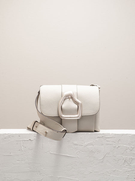 Nami White Vegan Cross Body Bag