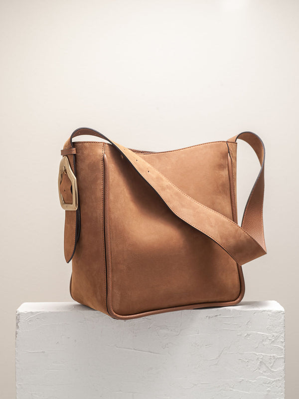 Cala Jade brown leather shopper and tote bag