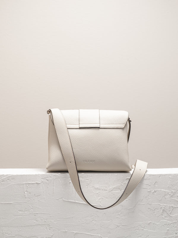 Cala Jade white leather cross-body bag